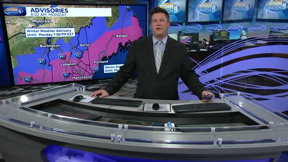 New Hampshire forecast video Snow continues steadily