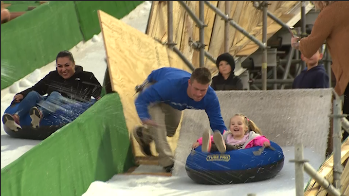 Snow tubing returns to Chickasaw Bricktown Ballpark in OKC