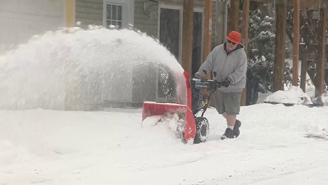 Snowblowing in shorts on the eve of meteorological spring - Vimarsana News