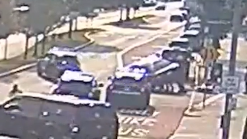 Bystanders, officers lift car off trapped pedestrian in Somerville