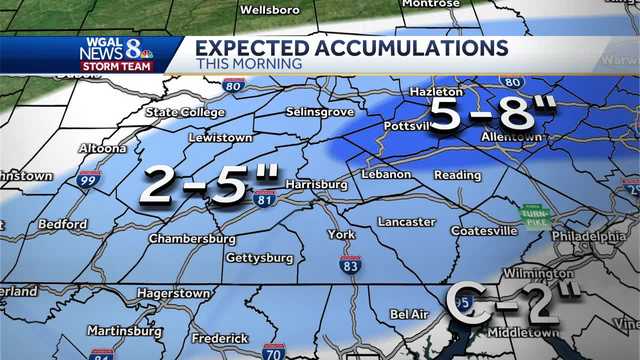 Winter storm blasts into South-Central Pa., dropping heavy snow - Vimarsana News
