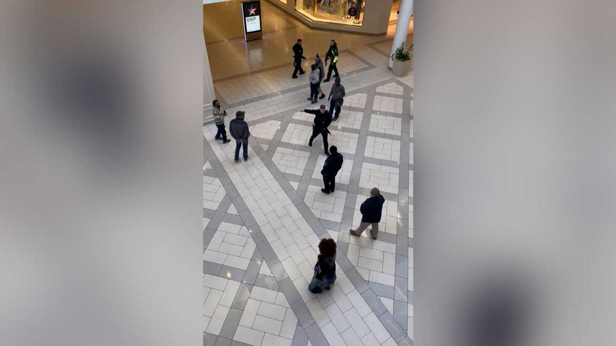 South Shore Plaza evacuated after shooting; search for suspect on