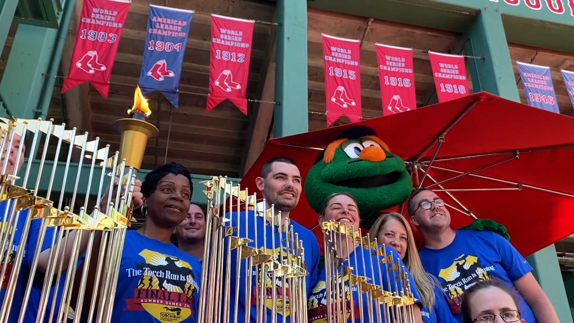 Special Olympics torch run makes Fenway Park stop for first time - Vimarsana News