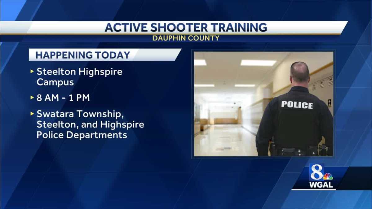 Police departments hold active shooter training at Pa. campus