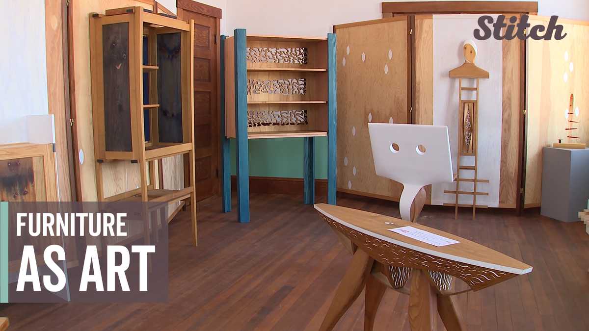Furniture craftsman uses 3D technology to design oneofakind wooden