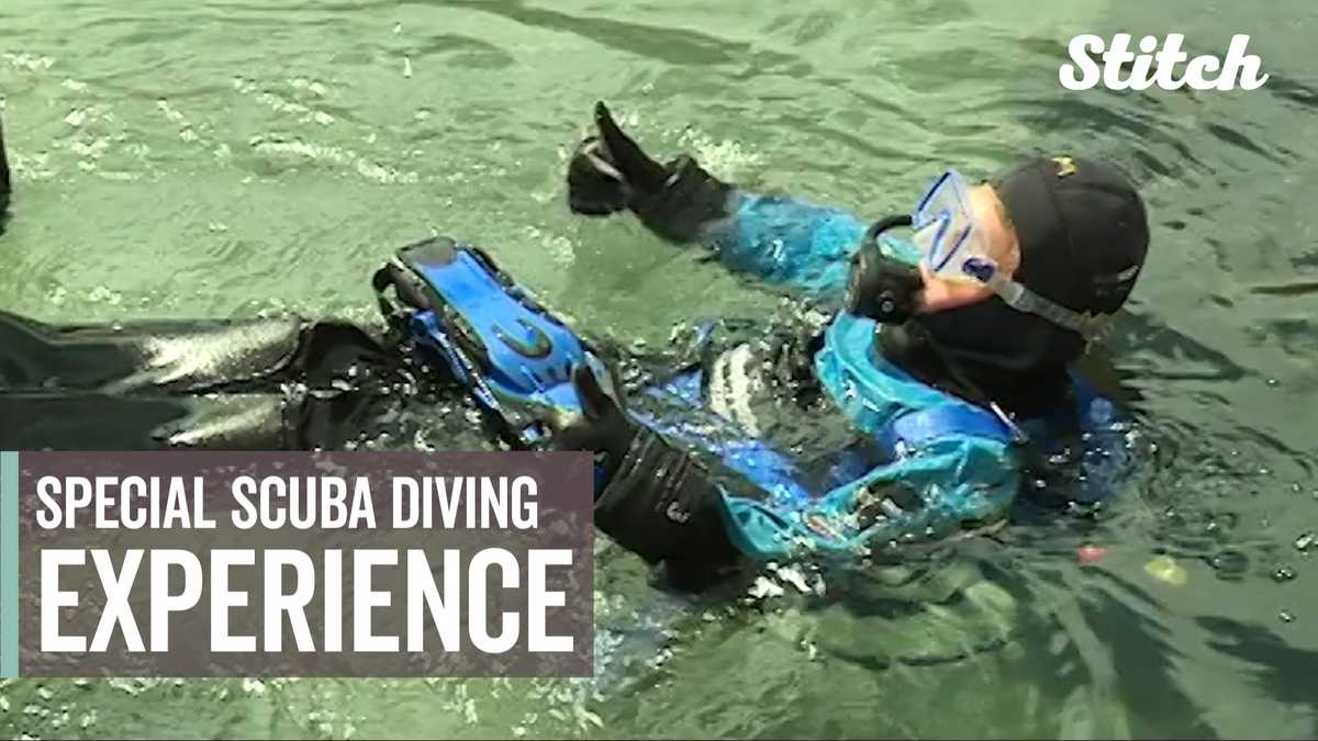 Aquarium empowers kids with special needs through scuba diving experience