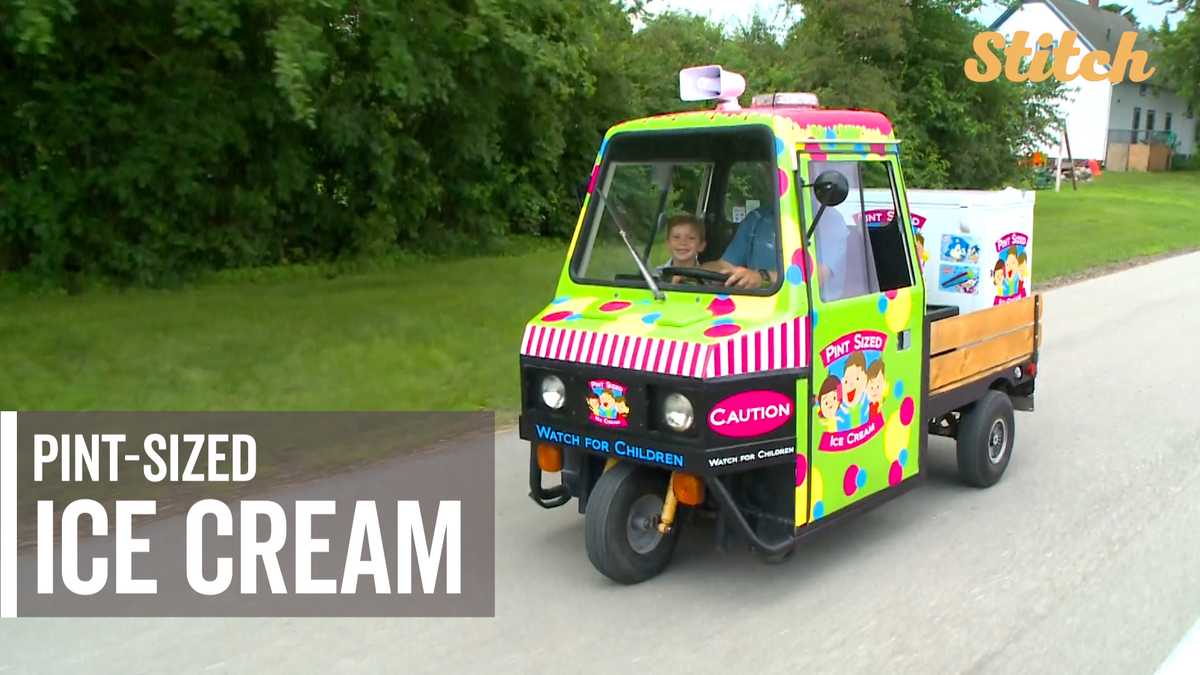 Couple designs, operates ice cream truck for neighborhood kids