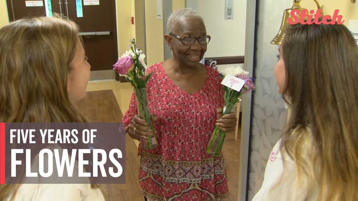 Teens celebrate five years of flower deliveries to hospitals, nursing homes