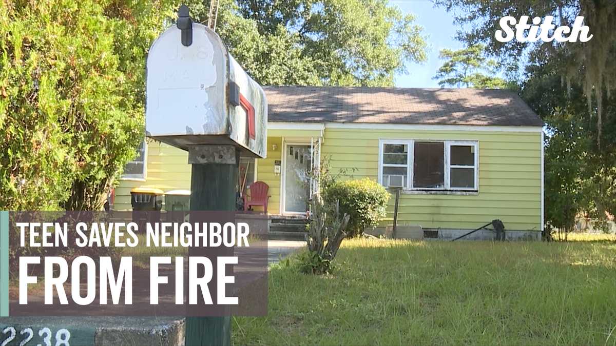 Teen honored after saving elderly neighbor from fire