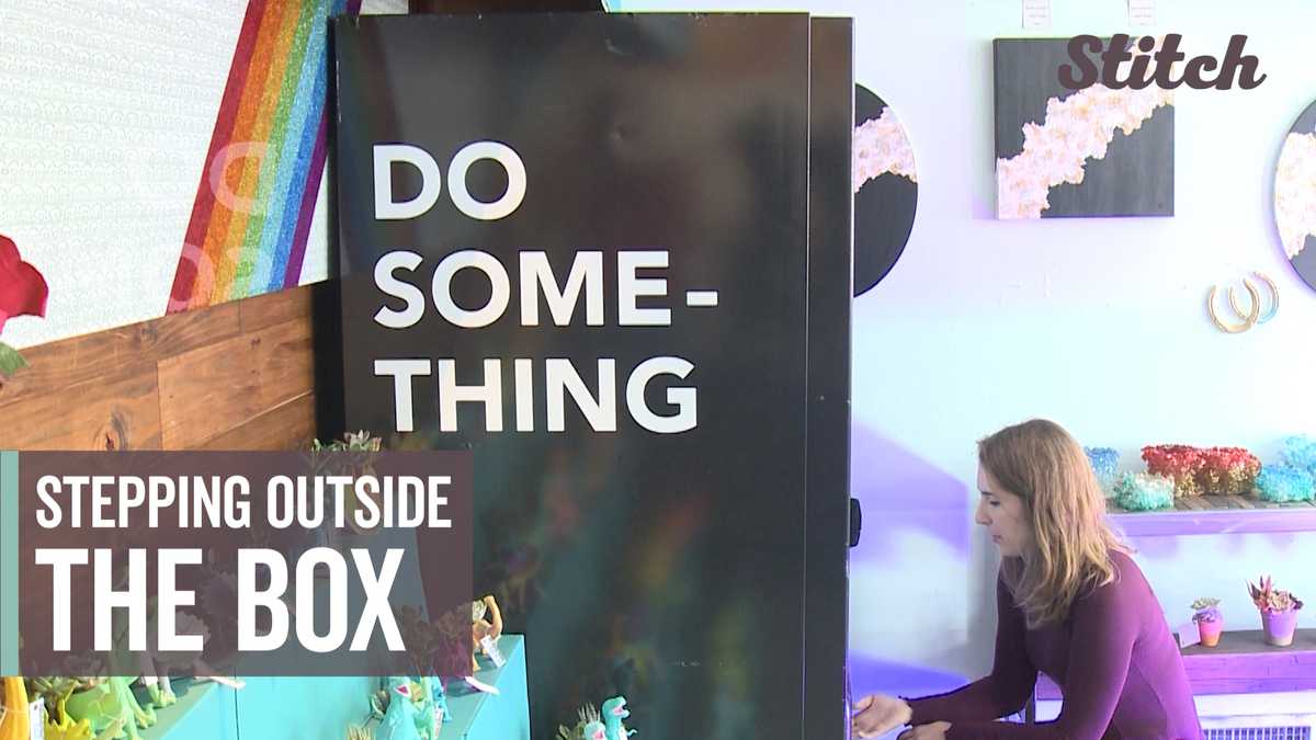 Free vending machine encourages people to 'do something' positive in ...
