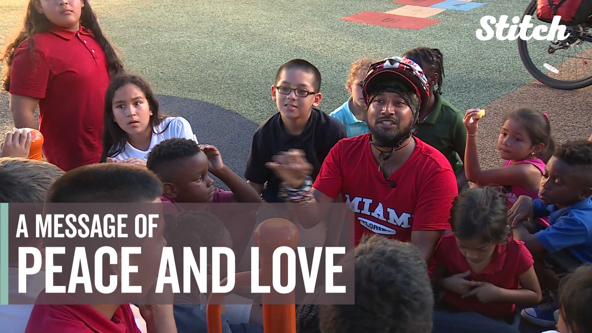 'The whole world is my home:' Man travels globe spreading message of peace and love