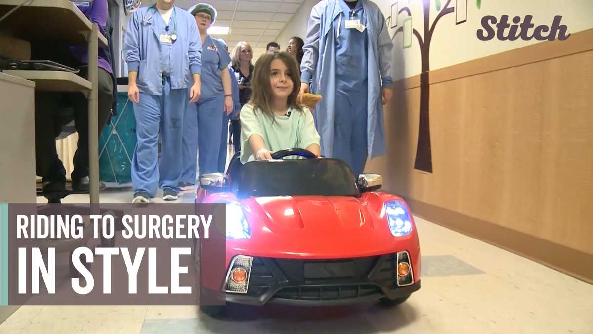 Special Ride Makes Surgery Less Scary For Young Patients
