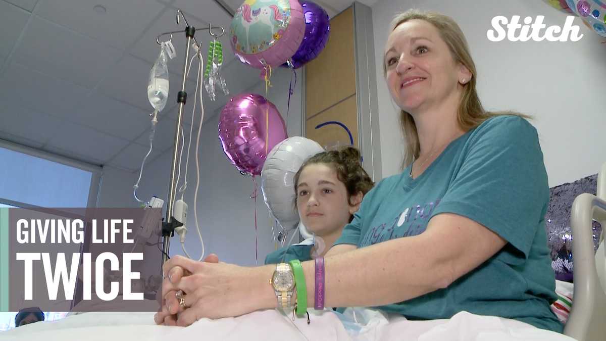 Mother gives gift of life twice by donating kidney to 12yearold daughter