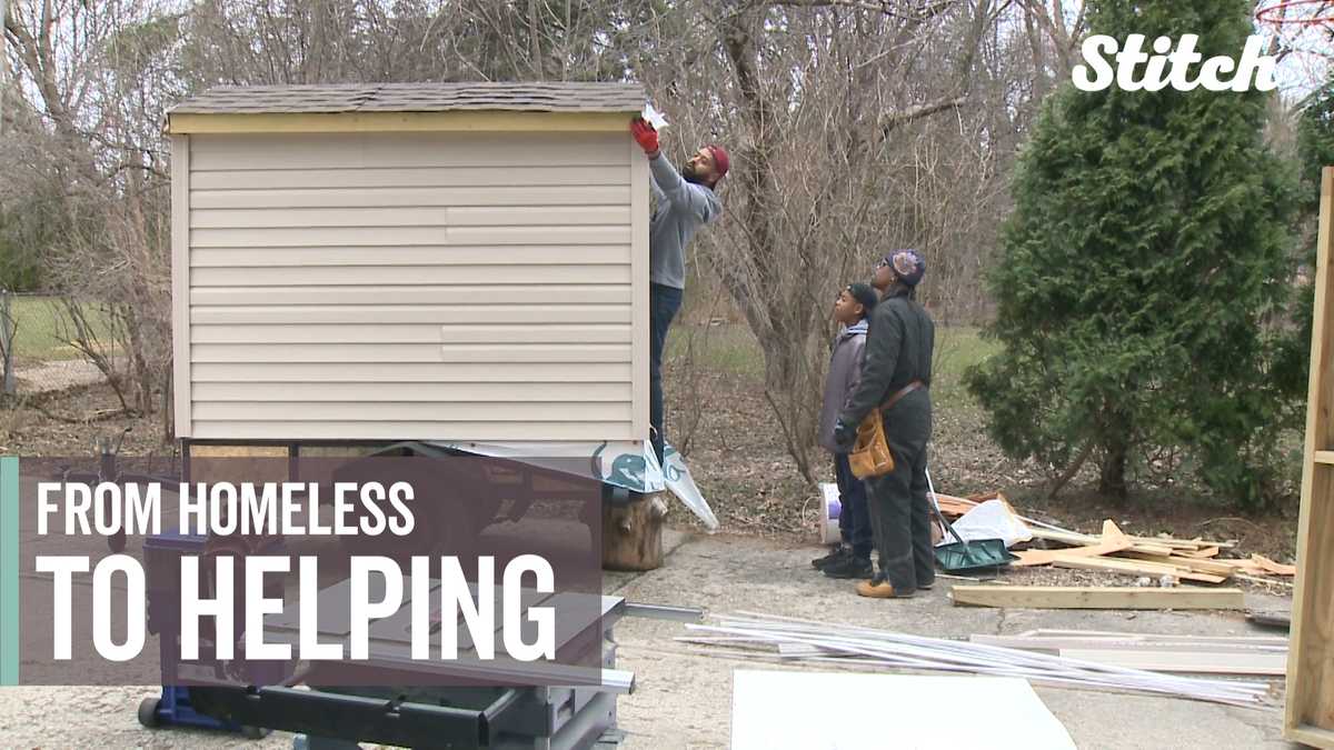 Man creates mobile shower units to help homeless in his community