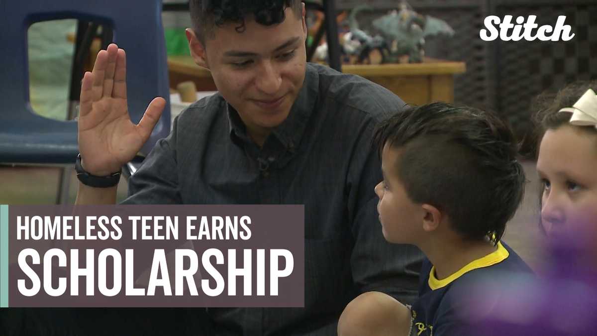 'Human connection' helps homeless teen earn full scholarship to college