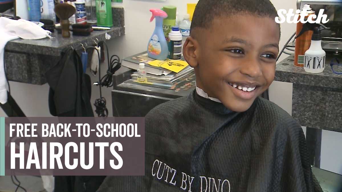 Free backtoschool haircuts put parents, kids at ease as school year