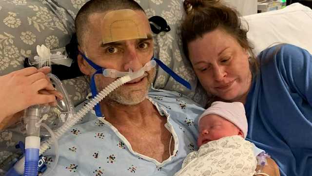 Father battling lung disease meets newborn son, passes away next day - Vimarsana News