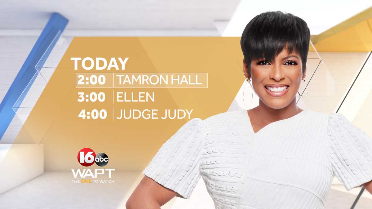 Tamron Hall Show Today at 2