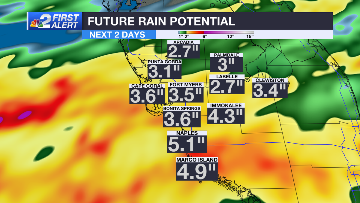 Southwest Florida to see widespread rain Friday, threat of flooding