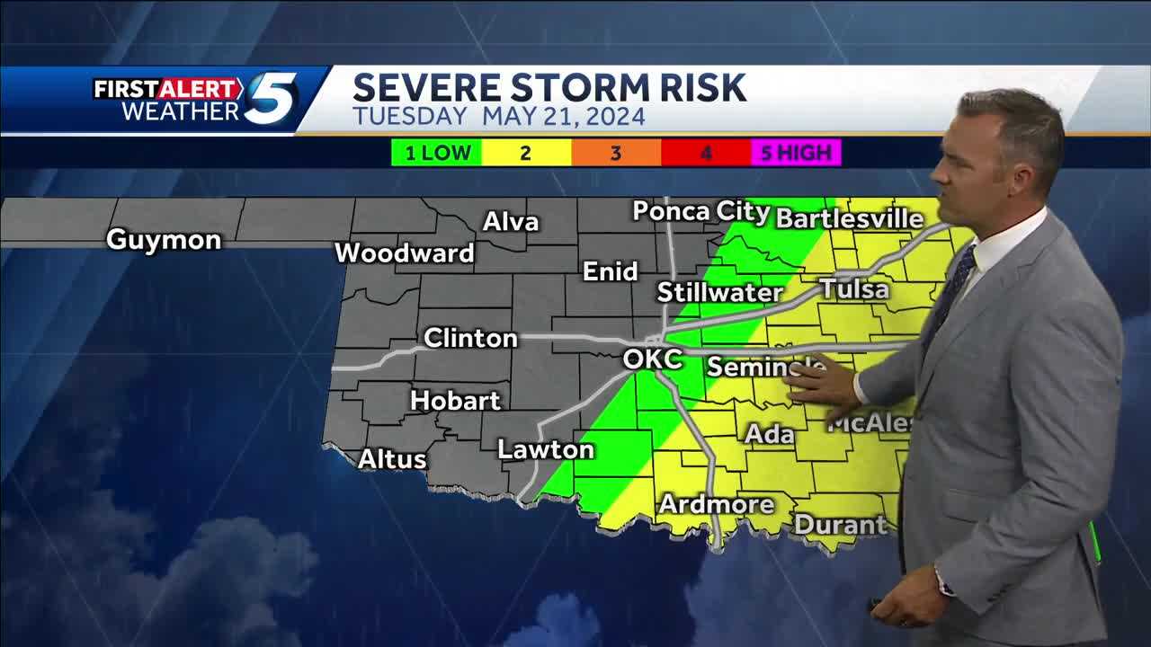 Oklahoma could see storms with wind, hail threat late Tuesday - Vimarsana News