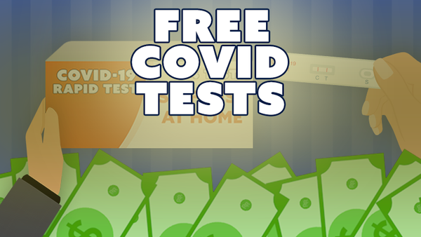 the government is distributing free covid tests, and even if they appear expired, they're still valid due to fda extensions.