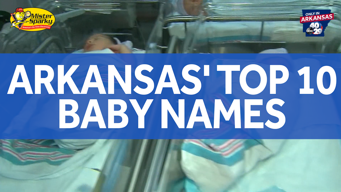 Top 10 baby names in Arkansas