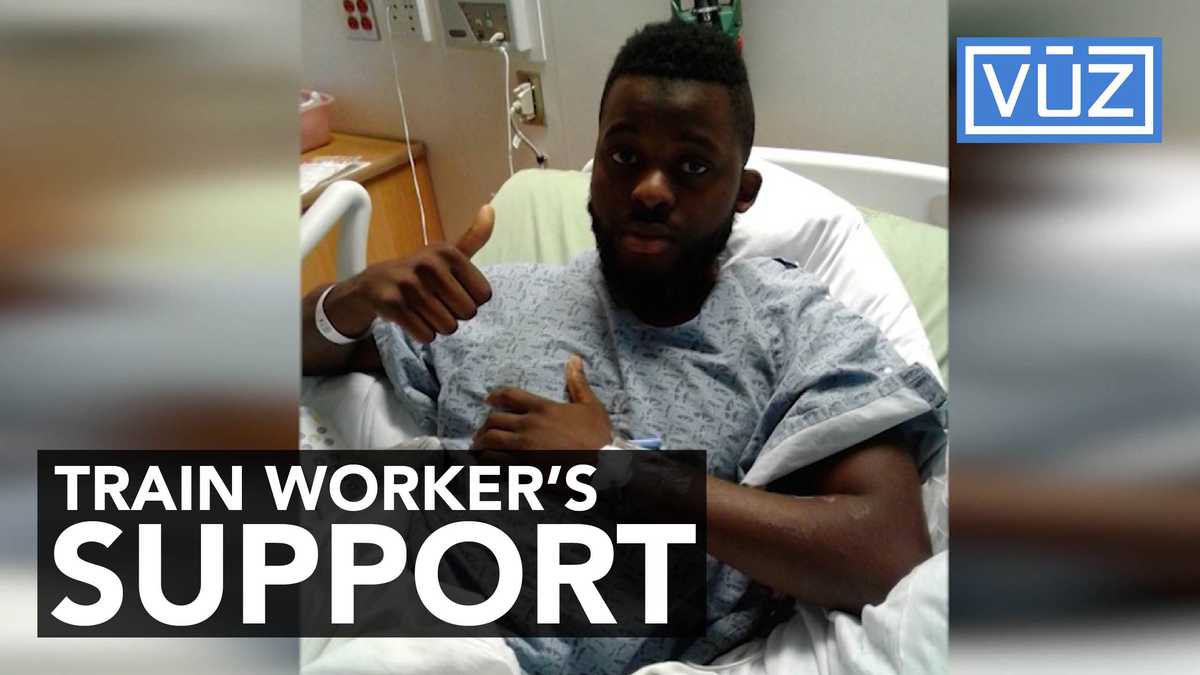Train conductor gets lots of support after losing his leg