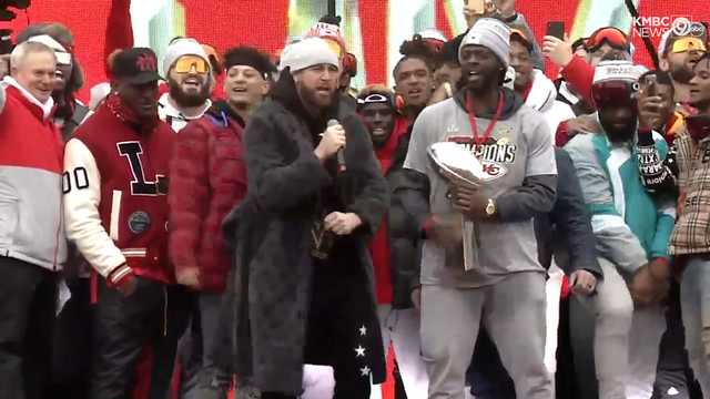 Travis Kelce Super Bowl Parade Jacket