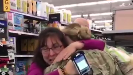 Grab The Tissues Maine Soldier Surprises Mom At Work 8762