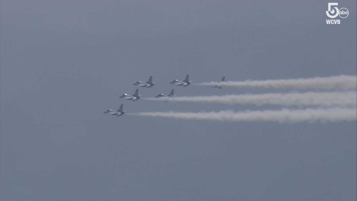 July 4 flyover at Fenway