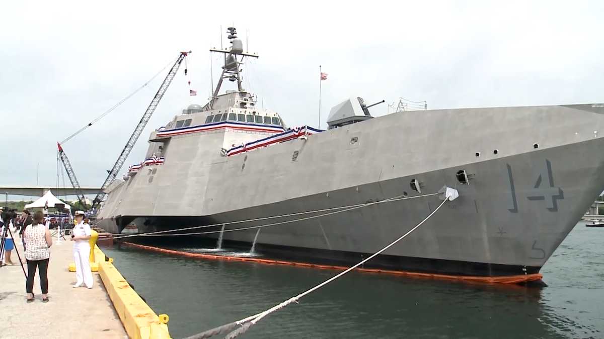 Navy welcomes ship named for New England city
