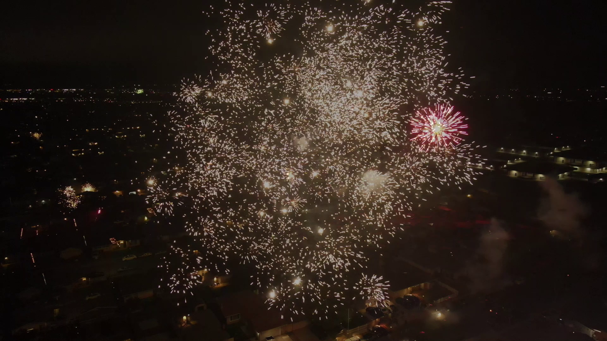 Watch Drone Footage Captures Illegal Firework Shows In Salinas