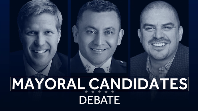 Tim Keller, Manny Gonzales and Eddy Aragon face off in debate