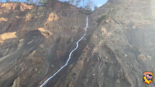 VIDEO: Waterfalls form near California beach after historic storm - Vimarsana News