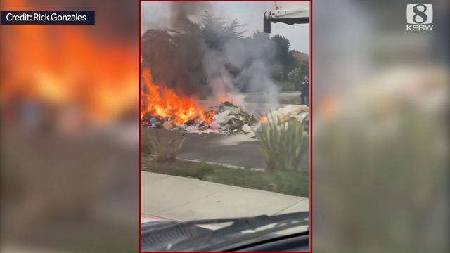 Seaside Fire douse trash fire outside Chili's Grill & Bar - Vimarsana News