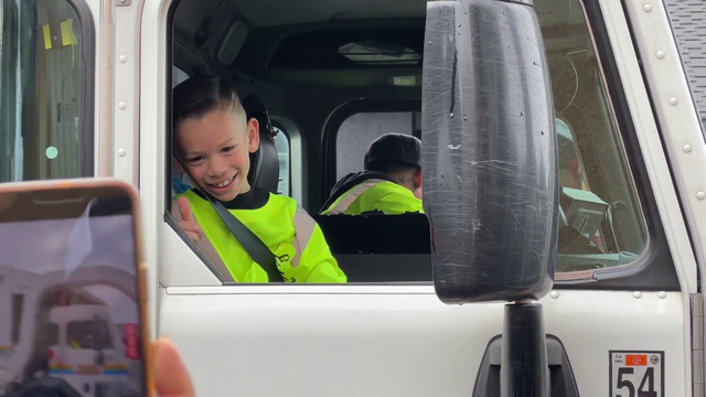 WATCH: 7-year-old granted wish to become garbage man for a day - Vimarsana News