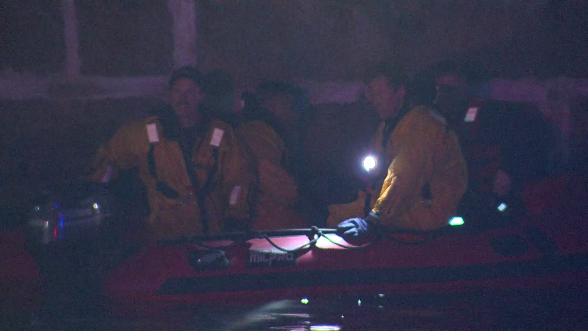 Water search underway after report of car in water