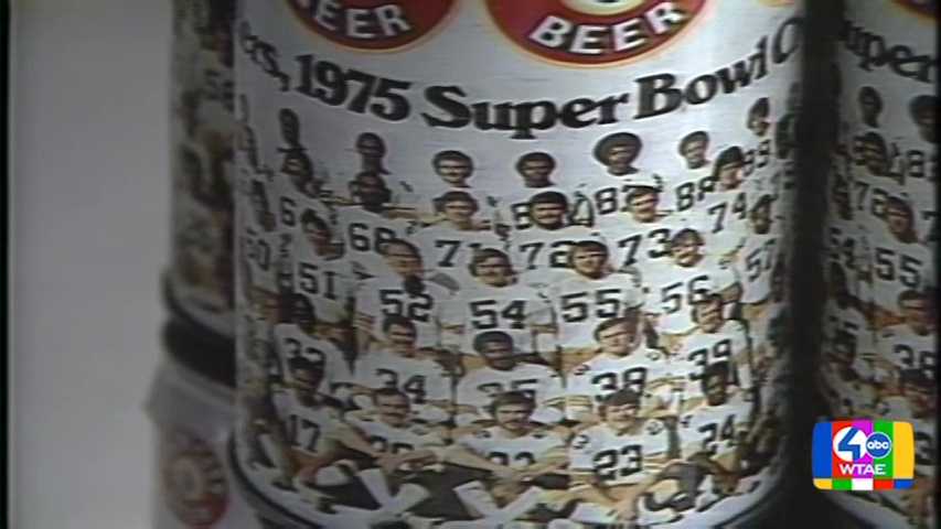 1990年发现的1975年钢人队钢城啤酒罐
