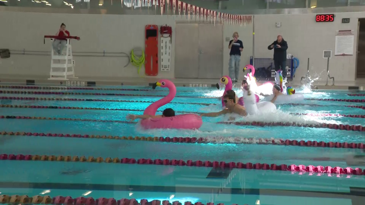 Boston College swim team makes waves to fight cancer