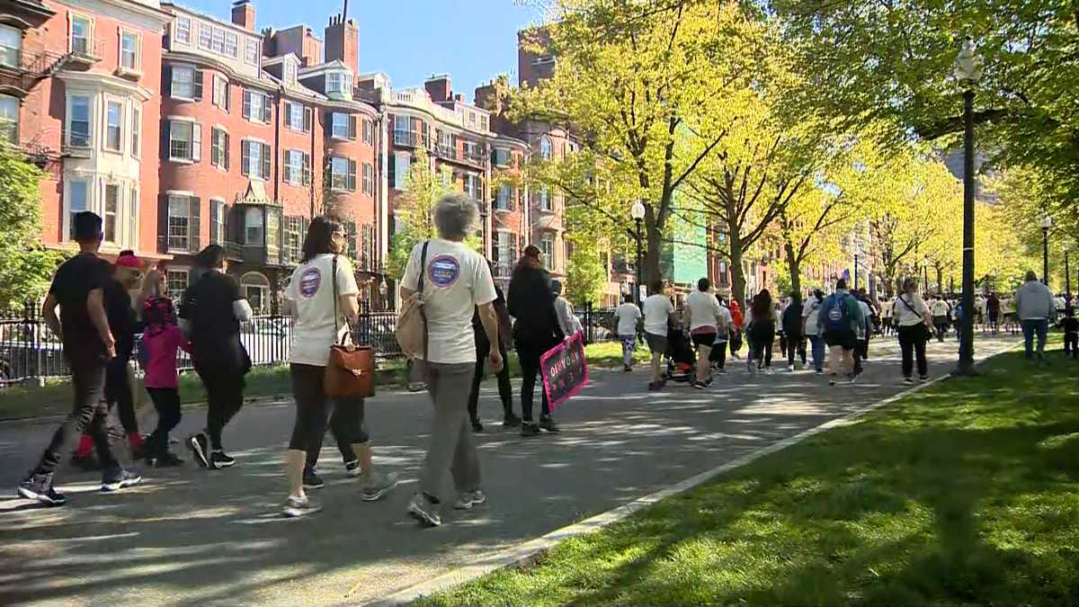 Boston's Walk for Hunger held in person for first time in 4 years