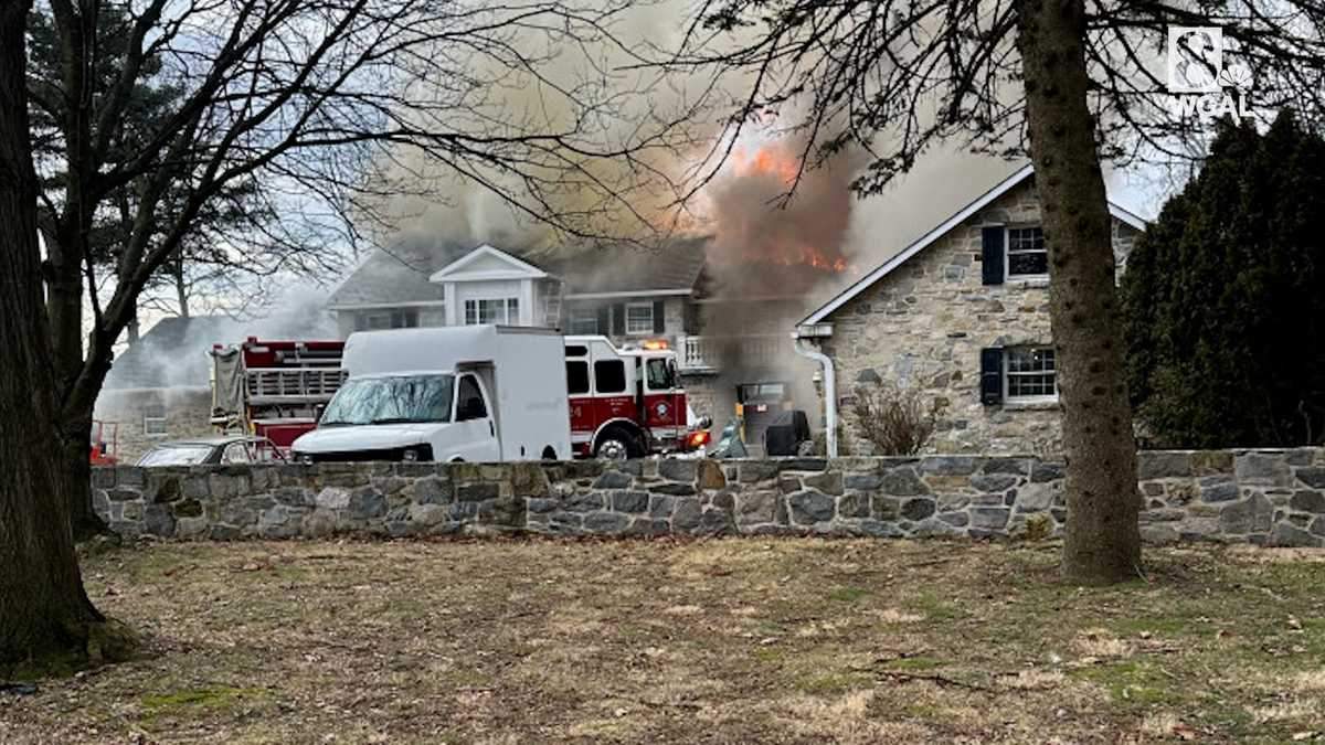 Fire destroys house in Lancaster County, Pa.