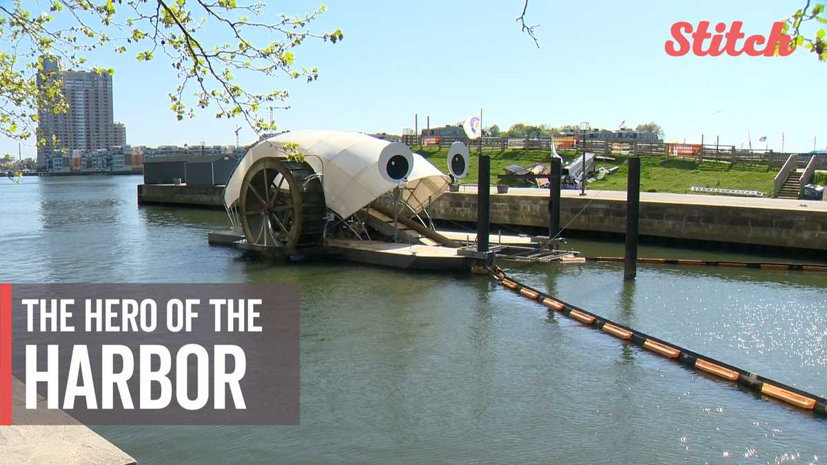 Baltimore's 'Mr. Trash Wheel' helping keep Inner Harbor clean