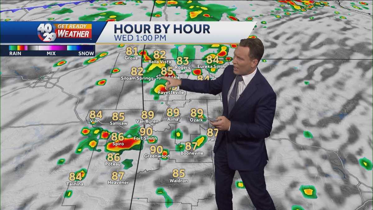 Rain chances increase for the next couple of days