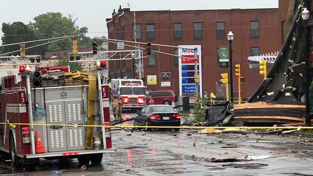 Photos show extent of storm damage across Webster