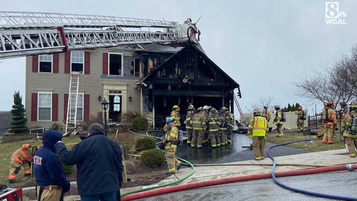 Crews respond to fire in York County, Pa.