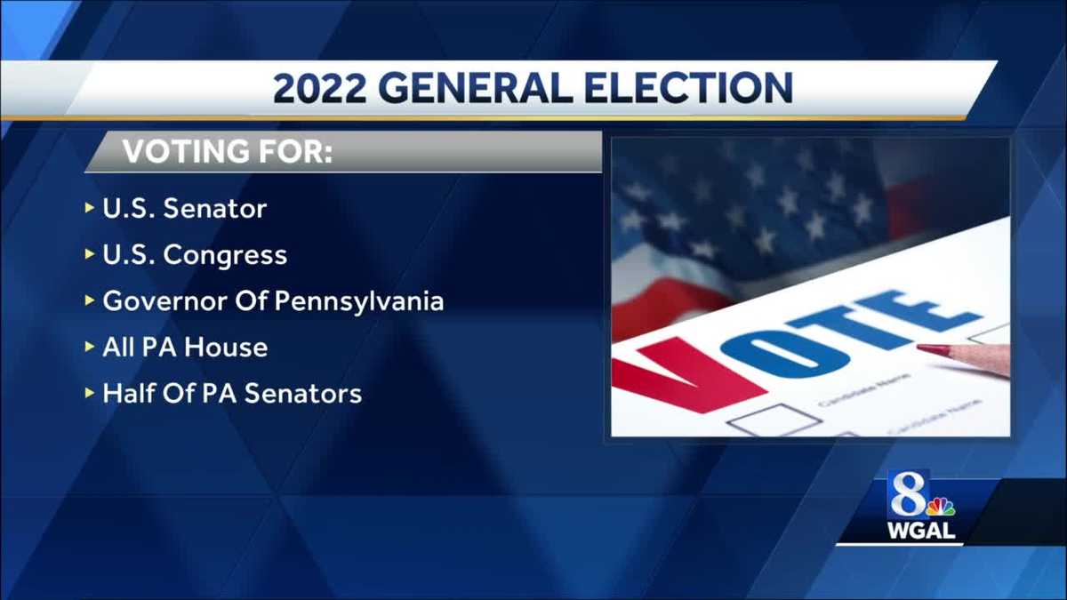 What is Pennsylvania voting for on Election Day?