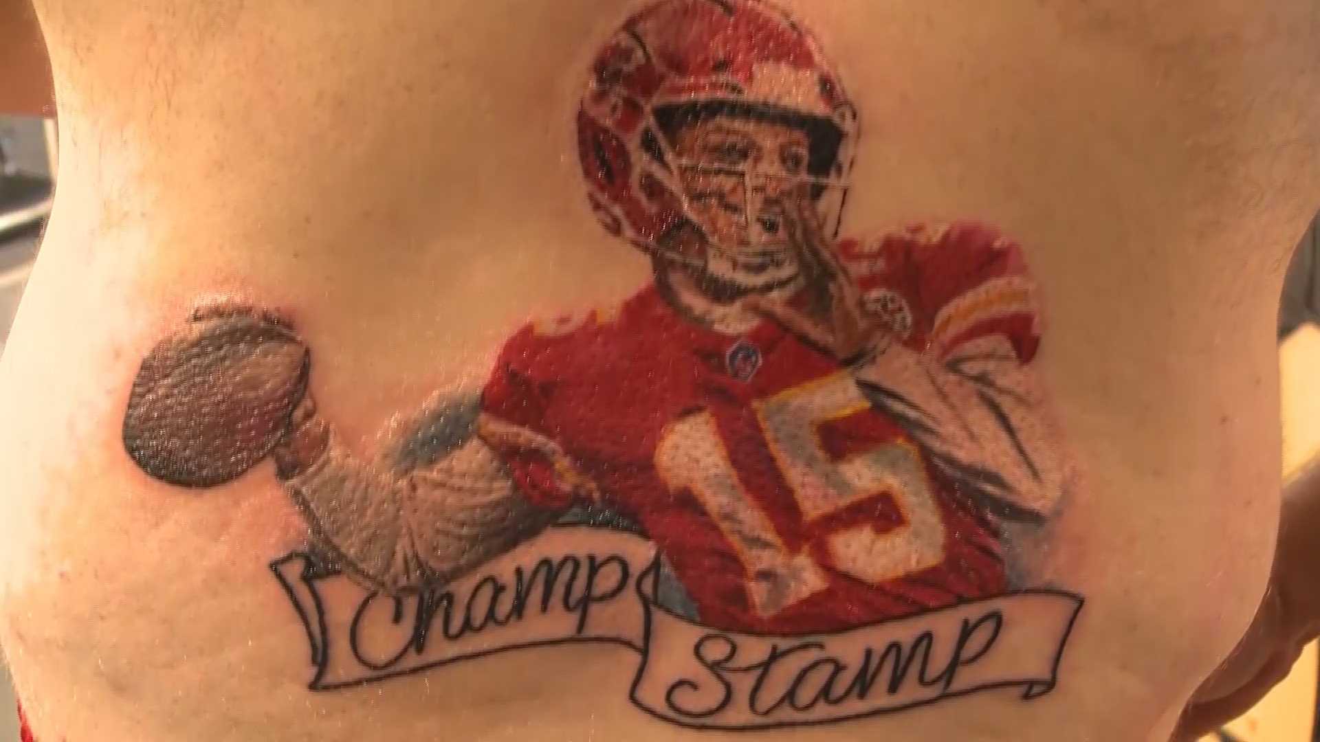 Chiefs fans pledge allegiance to Patrick Mahomes in tattoos  The Kansas  City Star