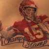 Kansas City Chiefs fan's AFC Championship Champ Stamp tattoo