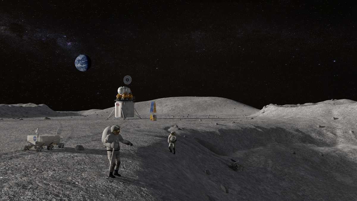 space trip to the moon
