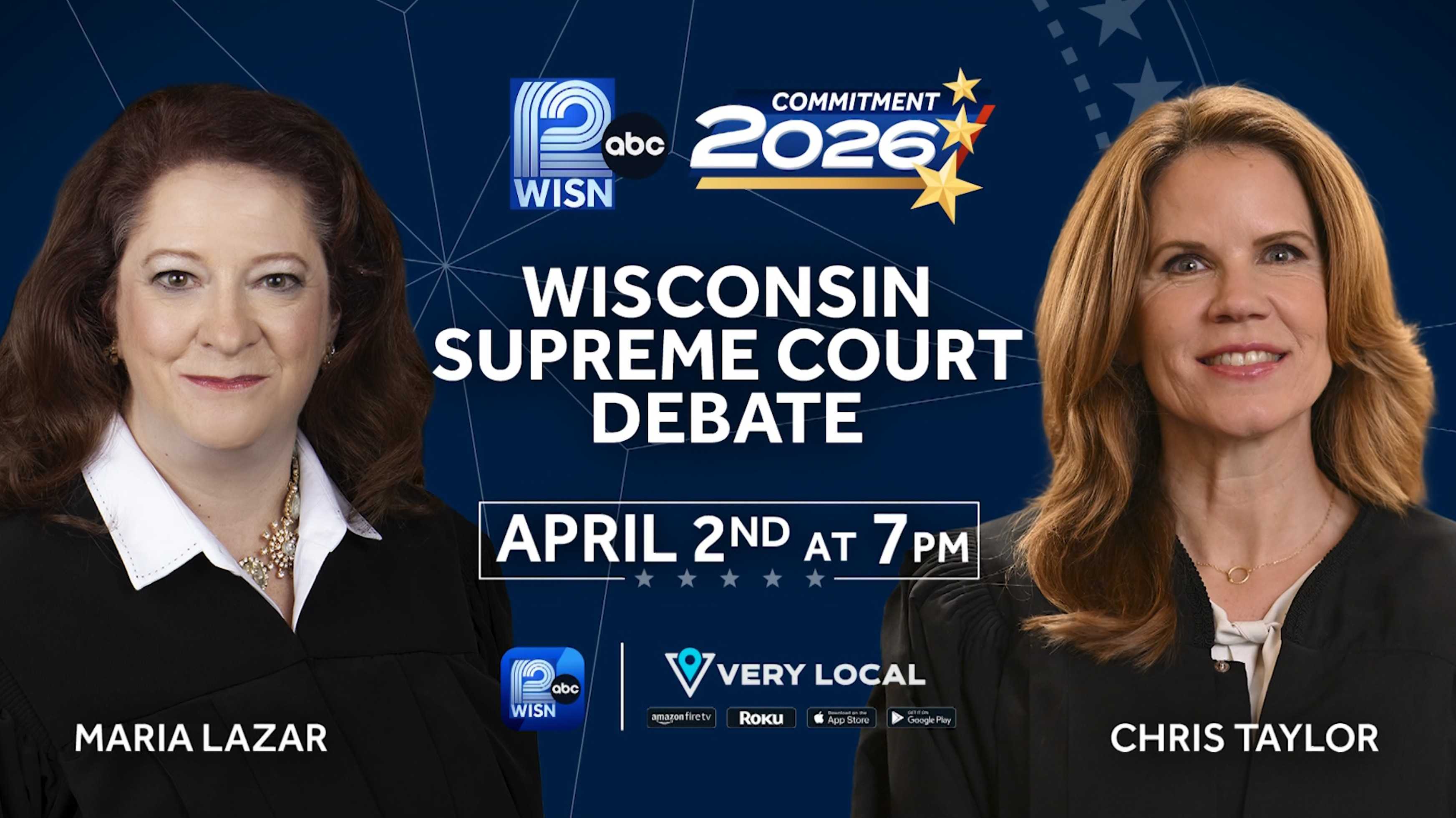 WATCH Judges Maria Lazar, Chris Taylor debate for Wisconsin Supreme Court